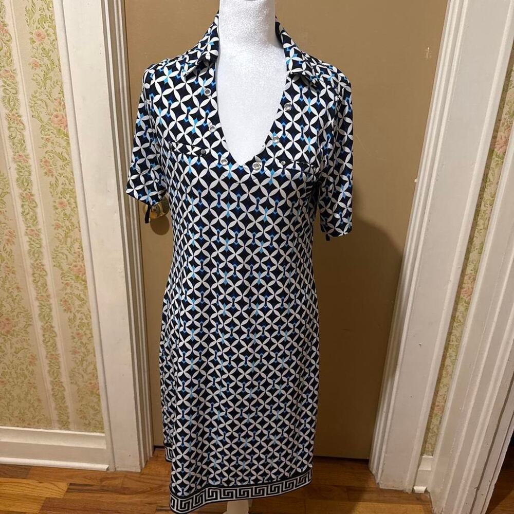 Geometric pattern dress
